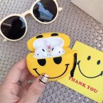 Wholesale Cute Design Cartoon Silicone Cover Skin for Airpod (1 / 2) Charging Case (Emoji Classic Happy Face)